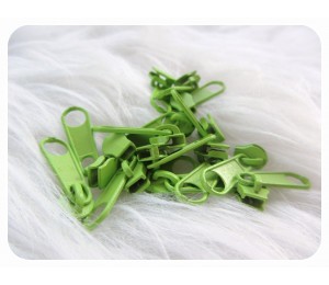 Reißverschluss Mix & Match Schieber 3mm - Shiny Lime